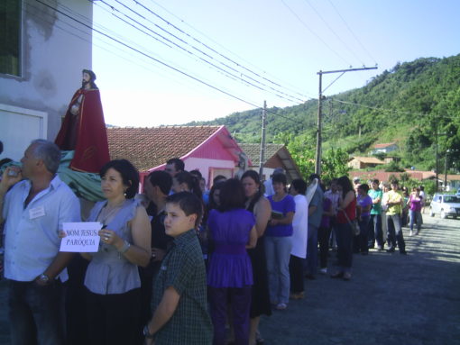 Procissão em comemoração ao cinquentenário da criação da Paróquia Bom Jesus de Alfredo Wagner