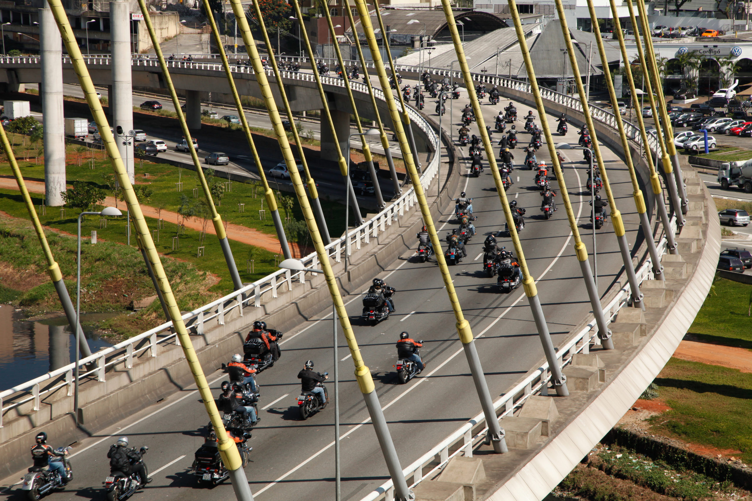 A “Willie G. Parade” contou com a participação especial de Willie G. Davidson, neto de um dos cofundadores da empresa Harley-Davidson do Brasil