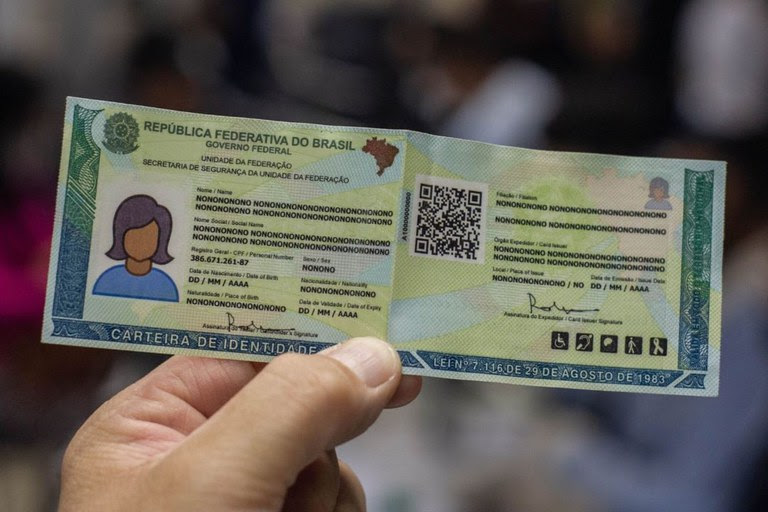 A primeira via da Nova Carteira de Identidade Nacional é gratuita e pode ser obtida até 2032 - Foto: Divulgação