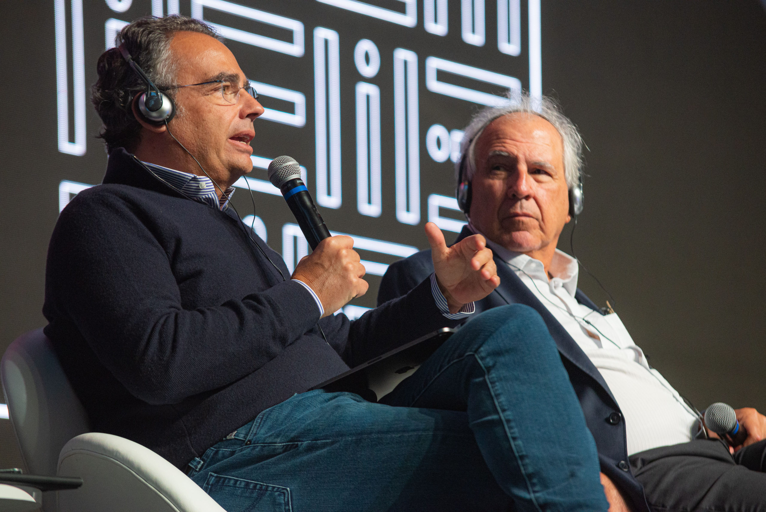 Cofundador do MBM e Chairman da MRV Engenharia, Rubens Menin e José Berenguer CEO do Banco XP Créditos: Gladstone Campos