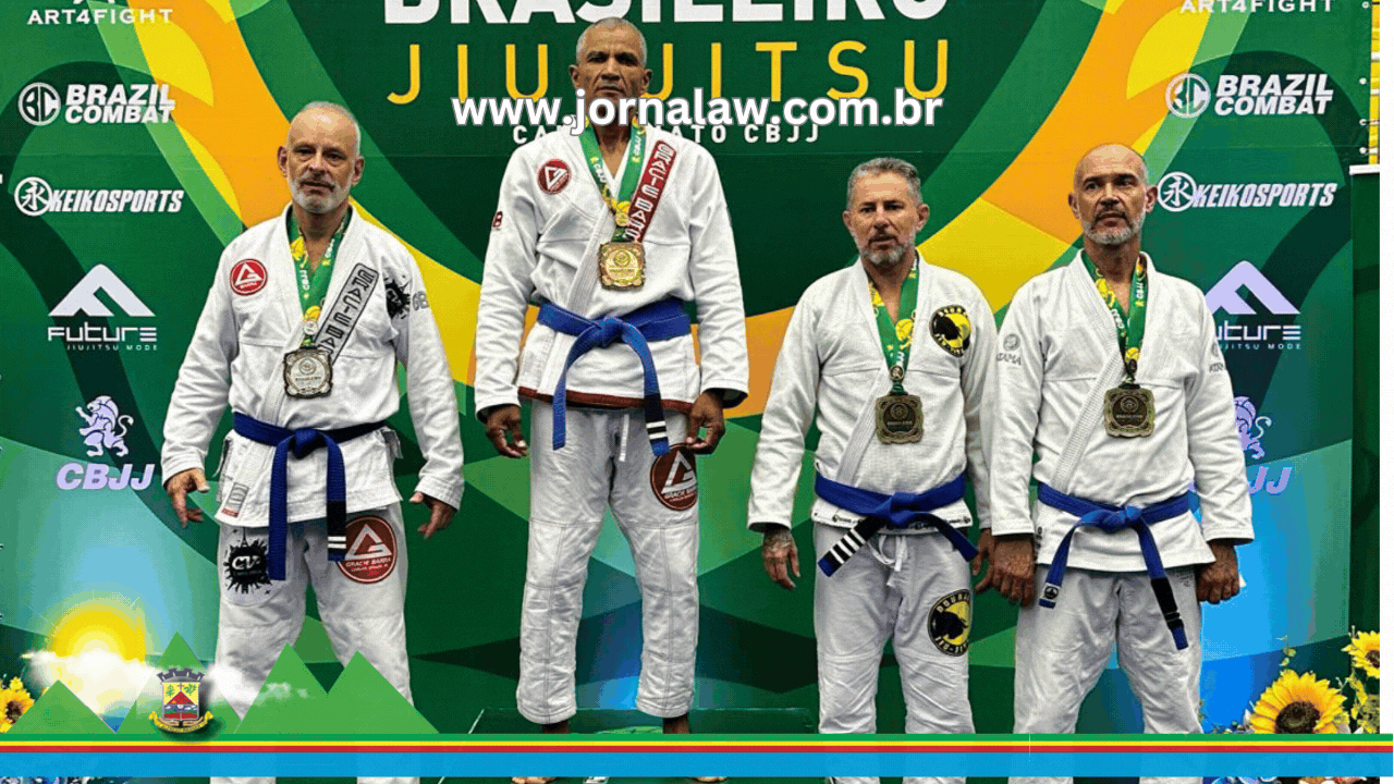 Jiu-Jitsu: esporte sem etarismo Começando depois dos 50, Laudelino de Jesus hoje coleciona títulos