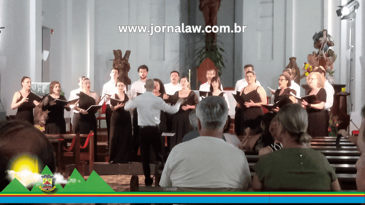 Uma noite, dois eventos que marcaram Alfredo Wagner: "Polyphonia Canta Edino Krieger" e lançamento de "Nas trilhas de Eva Schineider"