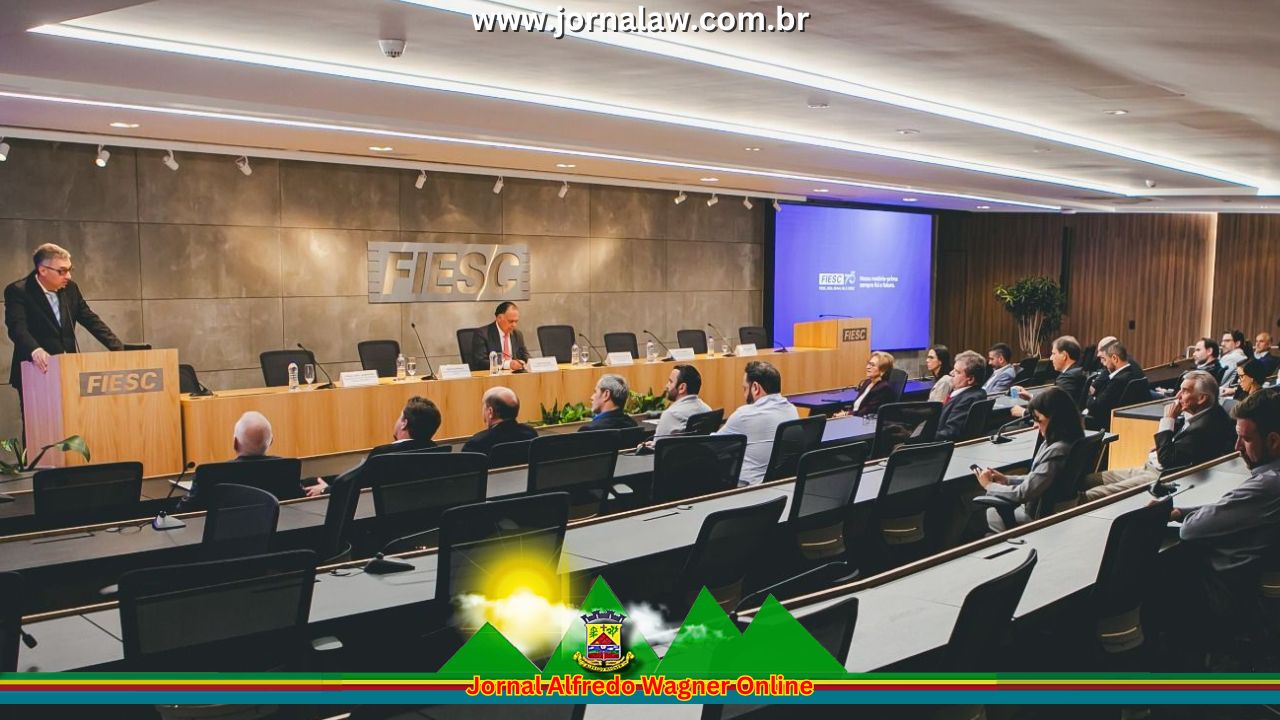 klaibson no terceiro encontro de camaras de comercio do sul na FIESC