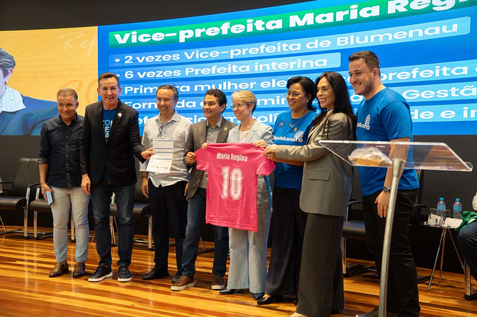 Maria Regina filiou-se ao Republicanos em outubro de 2025