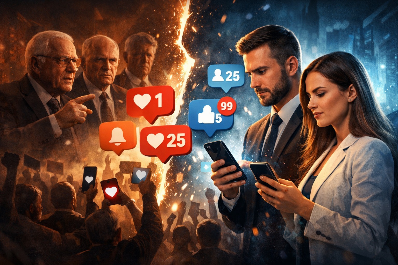 A nova política já chegou ao Brasil e está empurrando, sem cerimônia, os políticos da velha guarda para fora do centro do palco. Não pede licença, não explica o que está fazendo e não cede espaço. Ocupa. Impõe. Avança.