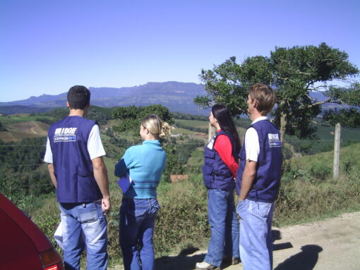 Os supervisores e recencenseadores foram conhecer a área nas Demoras antes de começar o trabalho