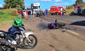 Feriado de luto: Jovem de 19 anos morre em grave acidente em Ponte Serrada