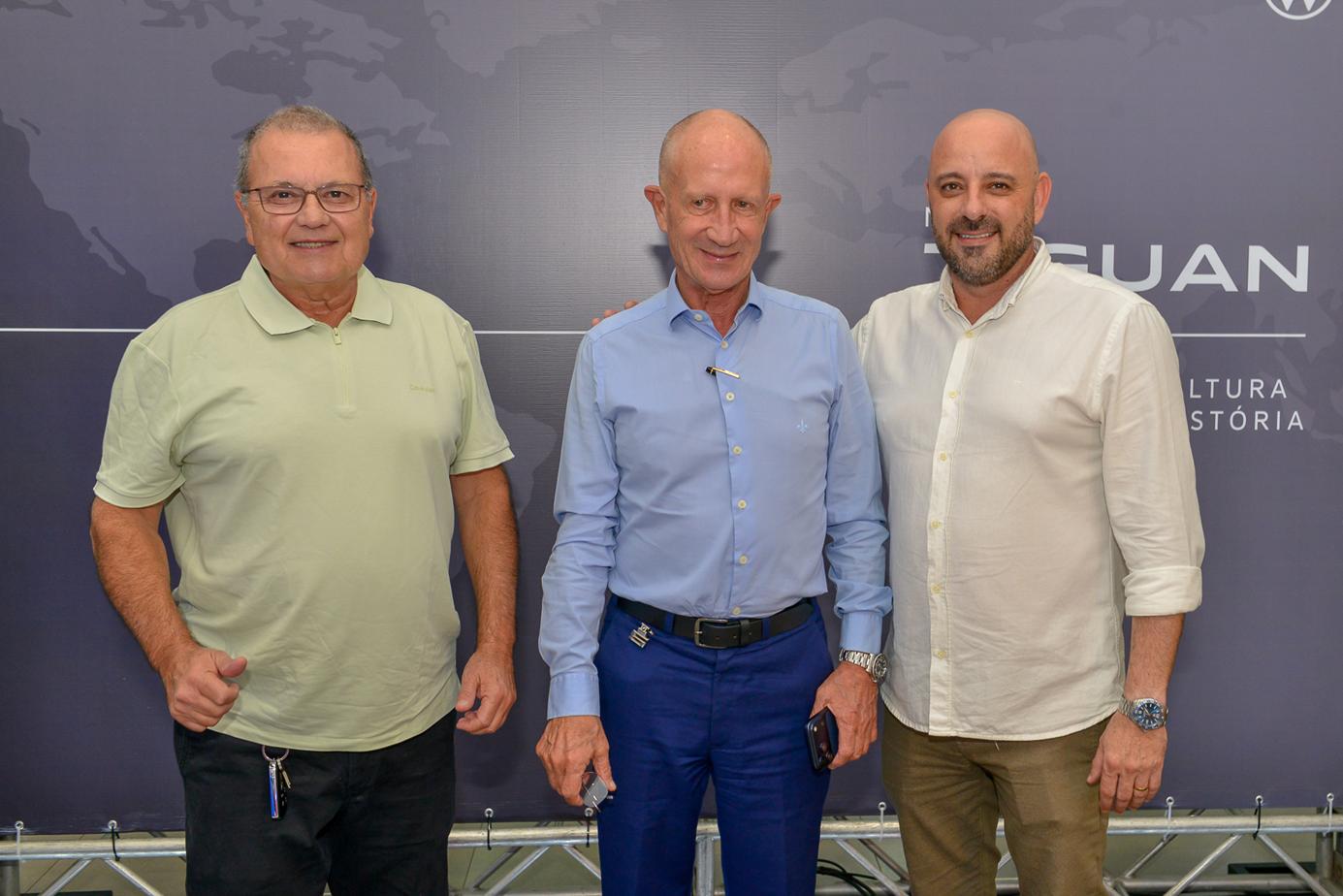 Claudio Werner, Luiz Carlos e Luís Menucci