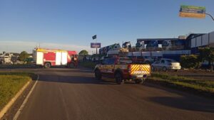 Pedestre morre após ser atingido por carreta na BR-282, em Catanduvas